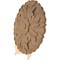 Ekena Millwork 9 1/4"W x 9 1/4"H x 1 1/8"P Large Kent Floral Round Rosette, Maple ROS09X09X01KEMA - alternate 3